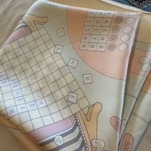 Hermes Pastel Game Board Print Scarf